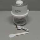 TTFTTF Electric Garlic Chopper, 350ML Glass Bowl Mini Food Processor, Portable Veggie Chopper Onion Garlic Grinder, Wireless Blender for Ginger, Chili, Fruit, Meat, etc