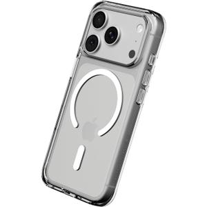 RhinoShield Phone Case Compatible with MagSafe for iPhone 17 Pro | Clear - Anti-Yellowing, High Transparency, Superior Magnetic, Shockproof with Military Grade Drop Protection - Transparent