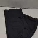 LAFOURAM Women's Straight Leg Pants High Waisted Business Casual Work Trousers with Pockets, Size XL