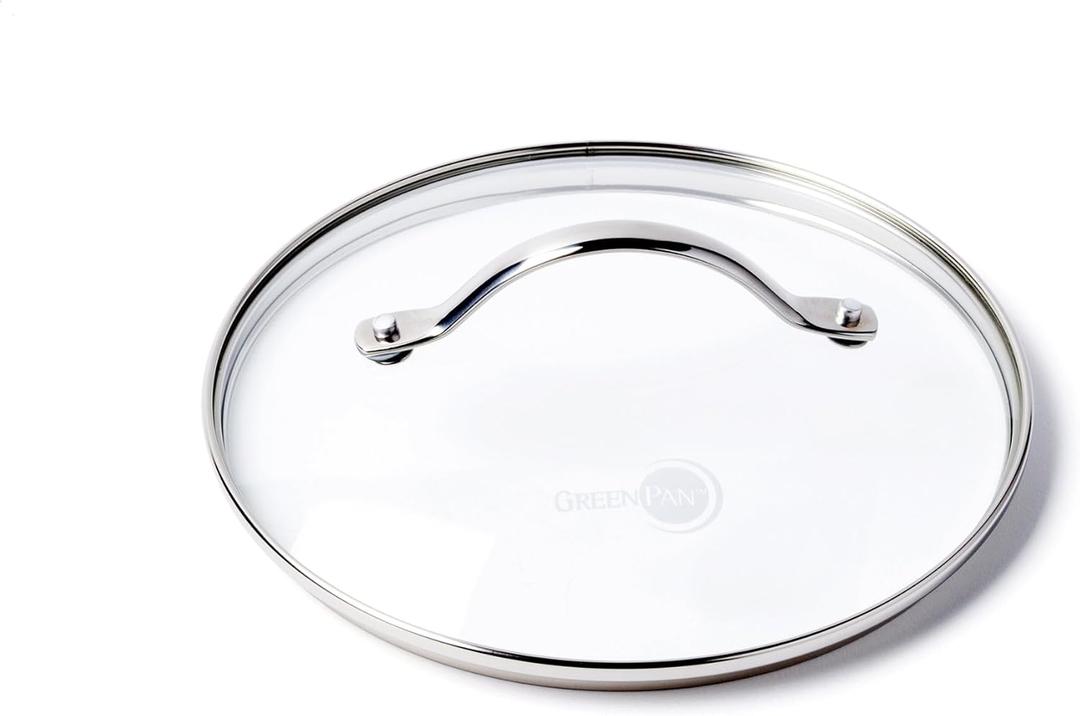 GreenPan Glass Lid with Stainless Steel Handle, 8"
