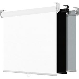 Boolegon Blackout Roller Shades for Windows, White, 21" W x 48" H