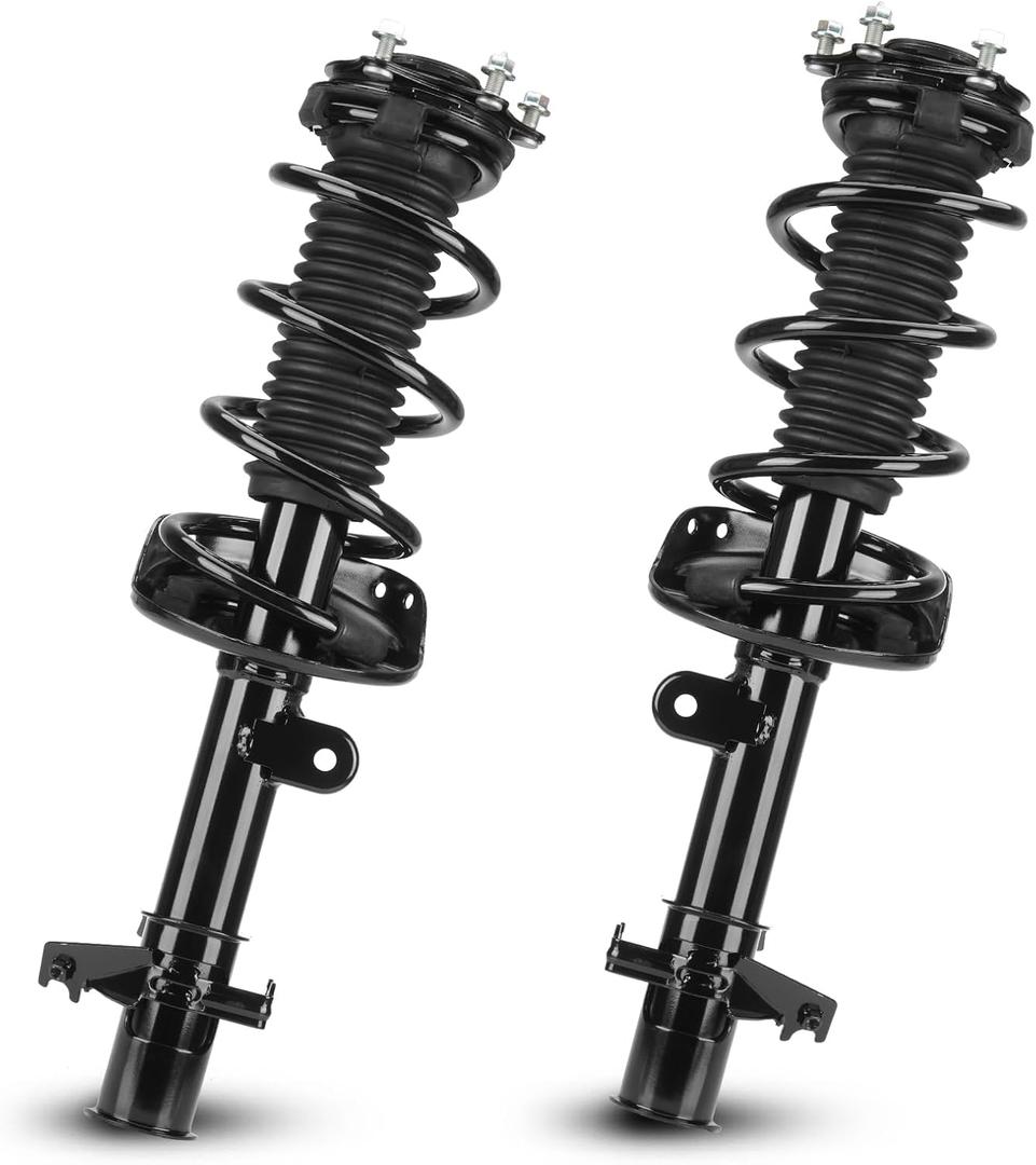 Front Complete Struts Spring Assembly Shocks Absorbers for Honda CR-V 2.4L 2007 2008 2009 2010 2011 2012 2013 2014, 1333365L, 1333365R (Set of 2) (Front LH & RH-1333365L 1333365R, 2007-2014 CR-V)