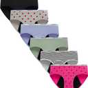 Demifill Teen Girls Period Panties Juniors First Period Starter Underwear Soft Briefs Pack of 6 Multipack (16-18 Years)