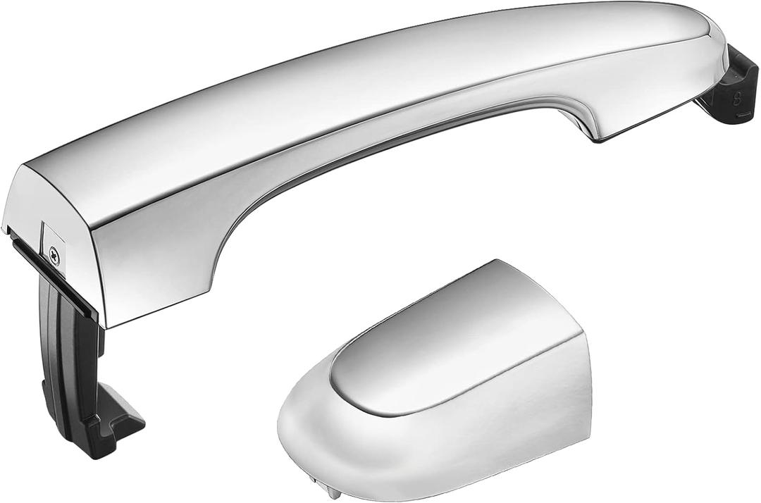 Exterior Rear Right Driver Side Chrome Door Handle Replacement Compatible with Kia Sorento 2011 2012 2013 2014 2015 Replaces# 826512P010,836622P010