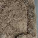 HACHIKITTY Calming Pet Sofa Bed Mat, Washable Plush Couch Cover, Furniture Protector for Dogs and Cats, Fluffy Dog Couch Bed with Anti-Slip Bottom (30"x 27"x 6", Camel) (Medium)