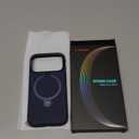 TORRAS Q3 Silicone 360 Spin for iPhone 17 Pro Case with Stand, Fit for MagSafe, Magnetic Ring Kickstand with Camera Control, Liquid Silicone Rubber Soft Phone Case for iPhone 17 Pro 6.3'', Deep Blue