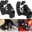 Motorcycle Detachable Rotary Mounting Sissy Bar Latch Clips Kit Compatible with Harley Davidson Touring Softail Dyna Sportster Road King Glide Electra Street Glide 1200 883 1986-2023