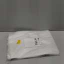 Faux Leather Placemats Set of 6, Vinyl Placemats Heat Resistant Place Mats, Waterproof Oil-Proof Wipeable Dining Table Mats and Coasters for Kitchen, Indoor, Outdoor (White)