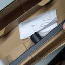 Linear Shower Drain, Shower Drain 18 inch with Removable Grate Cover,304 Stainless Steel, Shower Drain with Hair Catcher and Leveling Feet,Matte Black