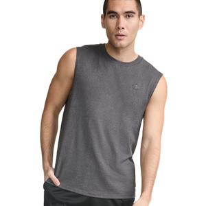 Champion Men's Classic Jersey Muscle Tee, Script Logo M