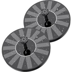 AISITIN Solar Bird Bath Fountain, Solar Fountain Pump for Bird Bath with 6 Nozzles, Solar Powered Water Pump for Garden, Ponds, Pool, Outdoor and Fish Tank, 1.5W-New, 2 Pack AISITIN Solar Bird Bath Fountain, Solar Fountain Pump for Bird Bath with 6 Nozzles, Solar Powered Water Pump for Garden, Ponds, Pool, Outdoor and Fish Tank, 1.5W-New, 2 Pack