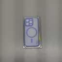 SPIDERCASE Designed for iPhone 15 Pro Case, Magnetic with [2 Tempered Glass Screen Protector] [Full Camera Protection] Anti-Fingerprint Anti-Scratch Cell Phone Case, Light Purple