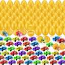 Jerify 50 Pcs Easter Basket Stuffers Prefilled Easter Egg Fillers Race Car Party Favors for Basket Stuffers Eggs Classroom Prize Supplies Theme Party Gifts Favors