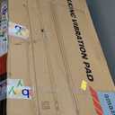 Sperax Walking Treadmill Pad with APP, 3 in 1 Under Desk Treadmill, 400W Low Noise Walking Vibration Pad with Remote Control,Portable Treadmills for Home Office (Red)