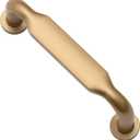 Alzassbg 10 Pack Champagne Bronze Cabinet Handles, 3 Inch(76mm) Hole Centers Arch Modern Cabinet Pulls Kitchen Cabinets Hardware for Cabinets and Drawers AL3503TGP