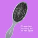 Conair Detangling Hair Brush Set 3 Pack, For Wet, Dry and All Hair Types, Detangling Brushes for Women in Blue, Pink, and Gray