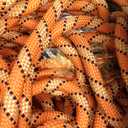 Double Braided Polyester Rope (1/2 in x 200 ft) Strong Arborist Rigging Rope 48 Strands for Tree Work Climbing Pulling Sailing, Orange