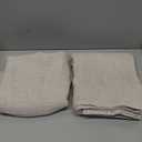 BGment Linen Curtains 63 Inch Length 2 Panels for Living Room - Semi Sheer Drapes Light Filtering Window Treatments with Rod Pocket Back Tab Lightweight for Bedroom, 52 X 63 Inch