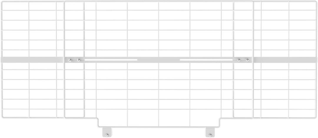 No Pawblems 16-Inch Height Extension for Pet Gates, Adjustable Top Extension Piece for 26-42 Inch Wide Gates, Prevents Cats from Jumping Over, White