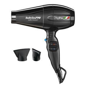 BaBylissPRO Nano Titanium Italian Portofino Hair Dryer - Professional 2000 Watt Blow Dryer (Black)