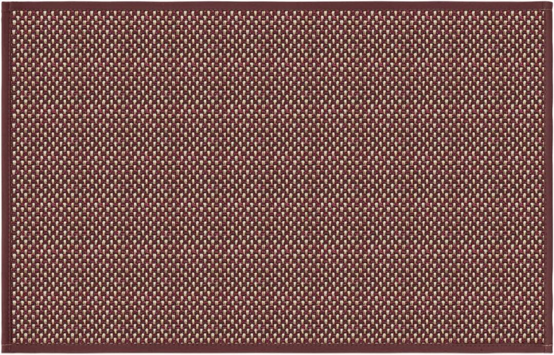 Artoid Mode Washable Non Slip Rubber Backing Kitchen Rugs Red Doormat, Absorbent Kitchen Floor Mats Front of Sink Kitchen Mats for Floor Home Decor 17x29 Inch