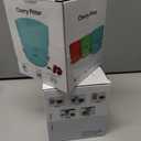 2 x Cherry Pitter Tool - Cherry Seed Remover for Multiple Cherries, Easy Push Press One-Hand Operation, Perfect for Canning, Baking & Jam Making (Blue)