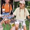 3 Pack Girls Short Sleeve Oversized Tops