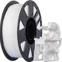 Creality 3D Printer Filament 1.75mm, Ender PLA Filament No-Tangling Smooth Printing Without Clogging No Warping, Fit Most FDM 3D Printers, 1kg Spool, Dimensional Accuracy +/- 0.02mm, White