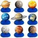 2 Pack 9PCS Star Table Decorations Honeycomb Centerpieces Party Favor Supplies