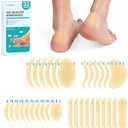 Hydrocolloid Gel Blister Bandages Pads - (Variety Pack) Promifun 16ct Waterproof Adhesive Blisters Bandages - Blister Pads for Heel, Foot, Toe, Feet - Gel Blister Chshions for Prevention & Recovery