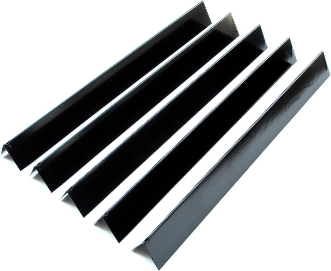 DP102 Porcelain Steel Flavorizer Bars Replace for Weber 7534, Genesis Silver A, Spirit 200 Series E/S200 E/S-210, Spirit 500 with Side Control Knob, Flavor Bars 21.5" Long, 5pack