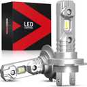 LASFIT BEAM H-7 Bulb, 6000K White Bright H-7 Light Bulb, 1:1 Mini Size, No Adapter Required, Non-polarity, Fan less Noiseless, Plug and Play, Halogen Replacement for H7 Fog Bulb, Pack of 2