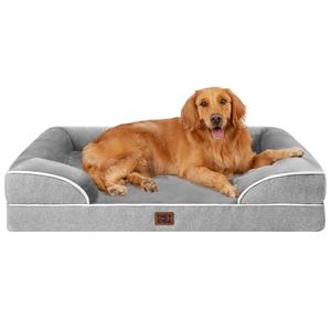 EHEYCIGA Orthopedic Dog Bed Egg-Crate Foam Big Dog Couch Bed