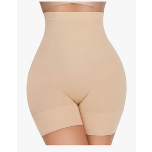 YADIFEN Tummy Control Shorts Women Thigh Slimmer Waisted Shapewear Nude