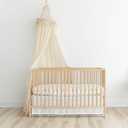Crane Macrame Baby Crib Canopy, 118" Tall, Boho Nursery Decor, Play Room Decorative Canopy for Girls & Boys, 16"W x 11"L