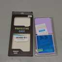 Ruky for Samsung Galaxy Z Flip 7 Case, Hard PC Ultra Slim Shockproof Protective Cover, Support Wireless Charging Girls Women Full Body Covers for Samsung Z Flip 7, Purple