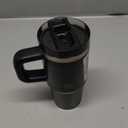 STANLEY Quencher ProTour Flip Straw Tumbler with Leakproof Lid | Built-In Straw & Handle | Cupholder Compatible for Travel | Insulated Stainless Steel Cup | BPA-Free (14 Ounces, Black Fade)