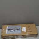 Clear Shelves, Gold Floating Shelves Wall Mounted Set of 3, 8mm Transparent Acrylic, Invisible Wall Shelves for Bedroom, Living Room, Bathroom, Kitchen, Office Display Decor (15in)