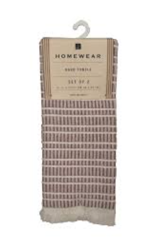 HOMEWEAR Hand Towels Set Of 2 (3 Pack)