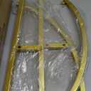 Fivenl Arch Backdrop Stand 5FT Balloon Arch Stand Stable Gold Wedding Arch Frame Metal Arch Backdrop Stand for Wedding Ceremony Birthday Party Bridal Baby Shower Banquet Decoration