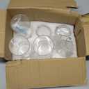 6 Pack Clear Glass Cylinder Vases, 6 Inch Flowers Vase, Floating Candle Holder for Table Centerpiece, Ideal for Wedding, Party Supplies and Home Decor