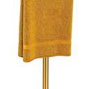 Hand Towel Holder Stand with Heavy Base, Hand Towel Rack for Bathroom (Stainless Steel, Gold Brushed)