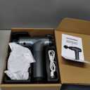 Massage Gun Deep Tissue, Handheld Electric Muscle Massager, High Intensity Percussion Massage Device for Pain Relief with 9 Attachments & 30 Speed(Grey)