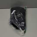 Aleumdr Women's One Piece Swimsuit Ruffle Cutout Swimdress Tummy Control V Neck Wrap Swimwear (Black, Small)