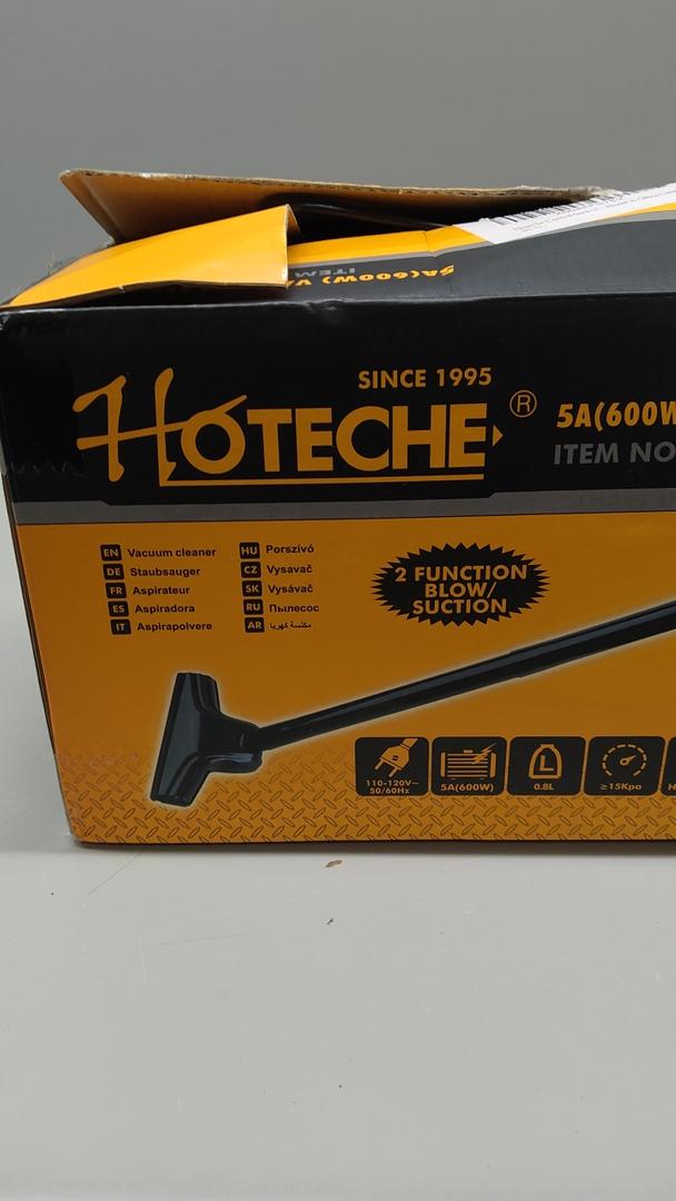 Hoteche Corded Stick Vacuum Cleaner, 15KPa Suction Power, 0.8L Dirt Capacity, HighEfficiency Electric Broom for Home & Office Cleaning