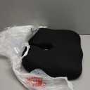 Extra-Dense Seat Cushion for tailbone pain relief Ergonomic seat cushions for office chairssciatica pain relief pillow , pressure relief Seat Cushion,office chair cushioncar seat cushion-Black