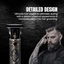 Hair Clippers for Men Professional Kit - Portable Cordless Clippers for Men w/ 7hrs Run Time - Ideal Mens Grooming Kit w/Low Noise Function - Rechargeable Beard Trimmer & Haircut Machine (Bronze)