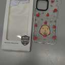 ChiCsFleur for iPhone 13 promax Case, TPU Phone case with Camera Protection for Women Girls Teens - Capybara Orange Fruit Sparkle Artsy Fun Kawaii Animal Y2K Aesthetic Unique