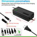 29.4V 3A/5A Charger with 6-in-1 Plug for 36V Lithium Battery Such as Car Truck Lawn Mower Boat Marine Batteries (29.4V5A)