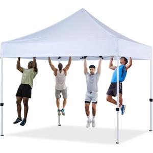 10x10 Pop Up Canopy Tent Commercial Series,White